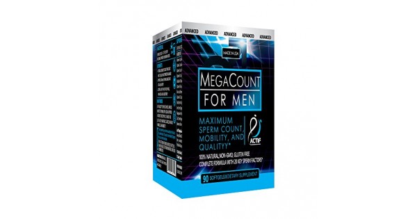 Actif MegaCount for Men - Maximum Fertility Support, Clinically ...