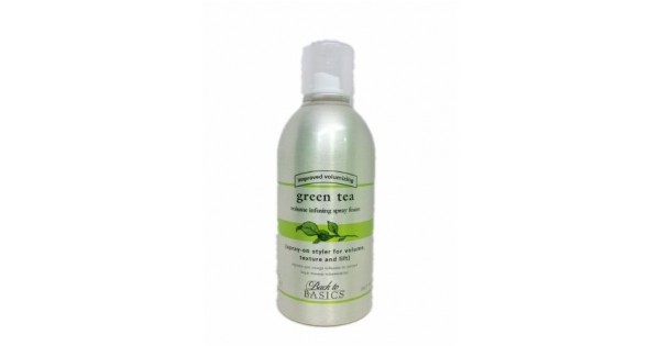 Back to Basics Green Tea Volume Infusing Spray Foam 9oz/300mL ...