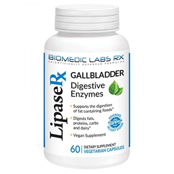 Biomedic Labs RX Gallbladder Formula, Lipase, Protease And ...