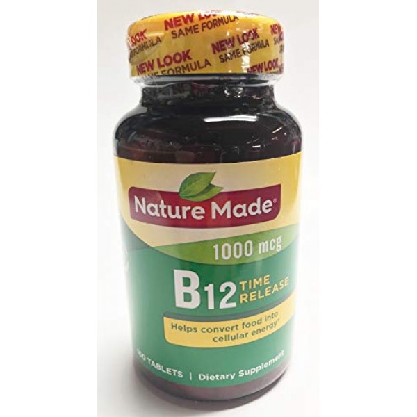Nature Made Vitamin B12 1000 Mcg Time Release Tablets 160