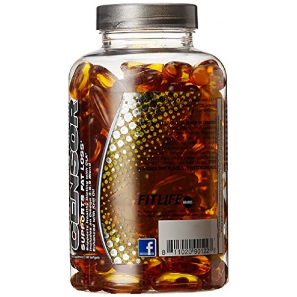 Censor - Fat Loss and Body Toner with CLA, Fish Oil, Safflower and
