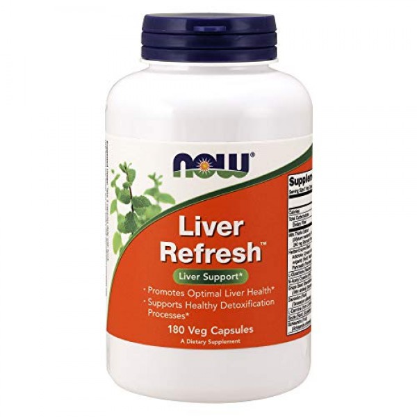 Now Supplements, Liver Refresh, 180 Veg Capsules by Sear ...