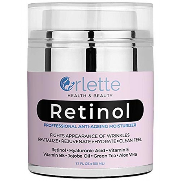 Orlette Retinol Serum for Face with Hyaluronic Acid - Resurfacing...