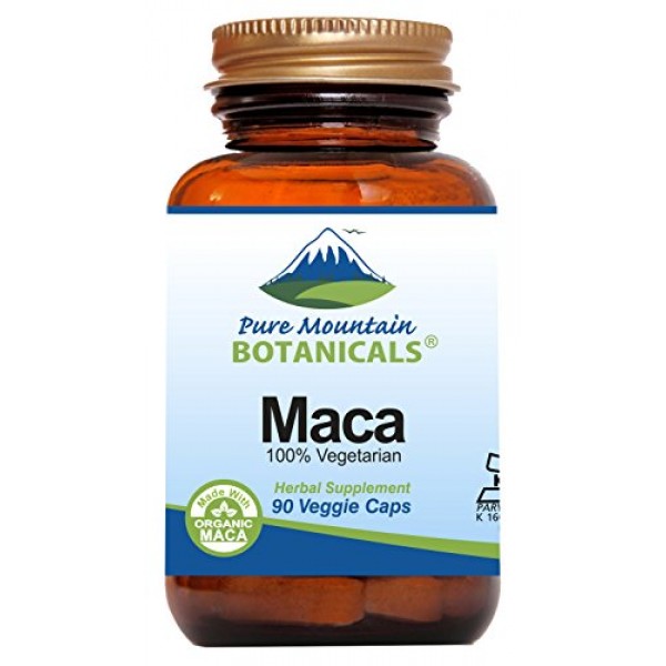 Maca Root Capsules - 90 Kosher Vegan Pills Now with 1000 ...