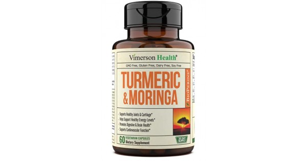 Turmeric Curcumin With Moringa Oleifera And Bioperine Supplement....