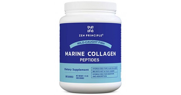 Marine Collagen Peptides Powder. Wild-Caught Fish, Non-GMO.